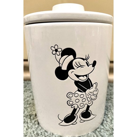 NEW DISNEY MINNIE MOUSE CANISTER COOKIE JAR MICKEY AND FRIENDS COLLECTION - Picture 1 of 4